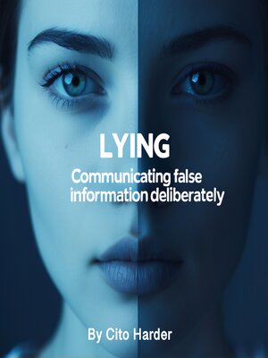 cover image of Lying